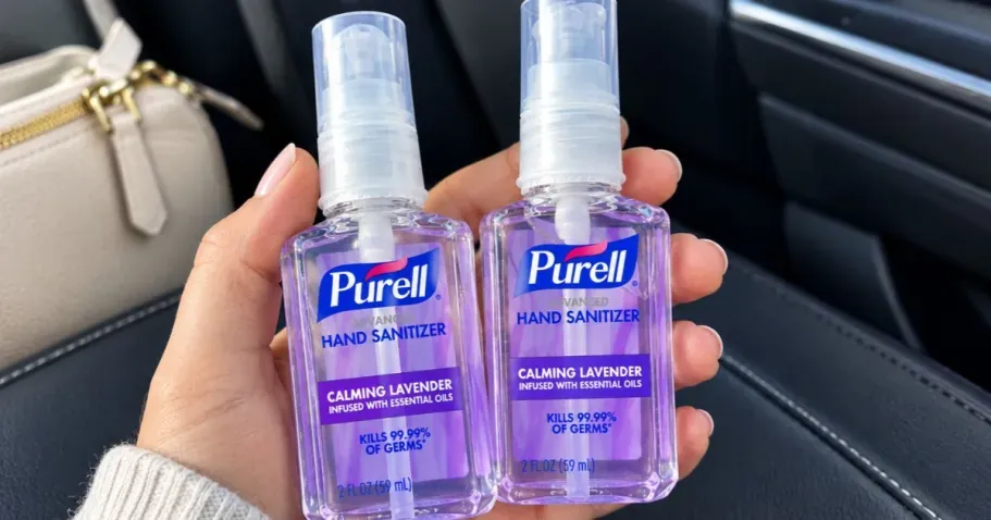 Purell Hand Sanitizer Gel Lavender Travel-Size 6-Pack