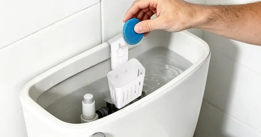 Adjustable Toilet Tank Tablet Holder 2-Pack