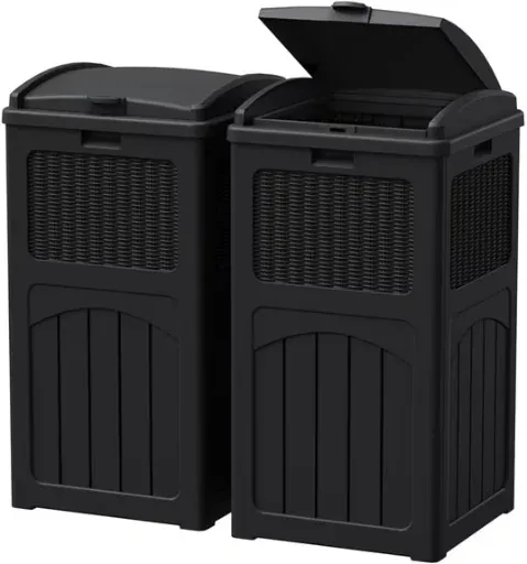 Homall Homes 36 Gallon Trash Cans 2-Pack