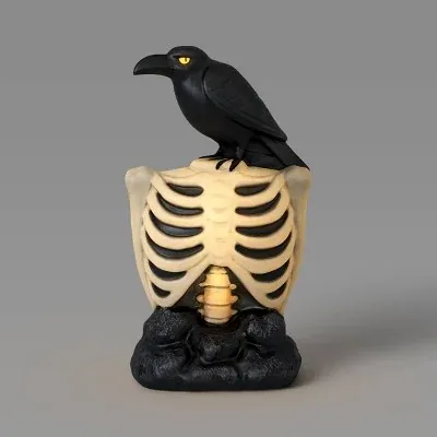 17.9" Raven on Ribcage Bones Hyde and EEK! Boutique