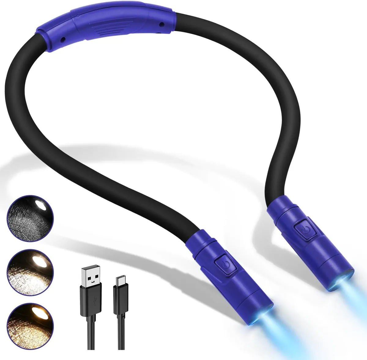 LUXJET Rechargeable Neck Light in Blue