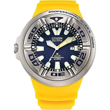 Citizen 48mm Eco-Drive Men's Promaster Dive Yellow Strap Watch
