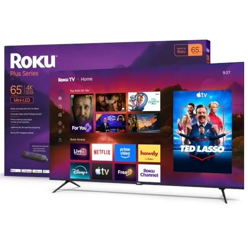 Roku 65″ Plus Series 4K QLED Smart TV