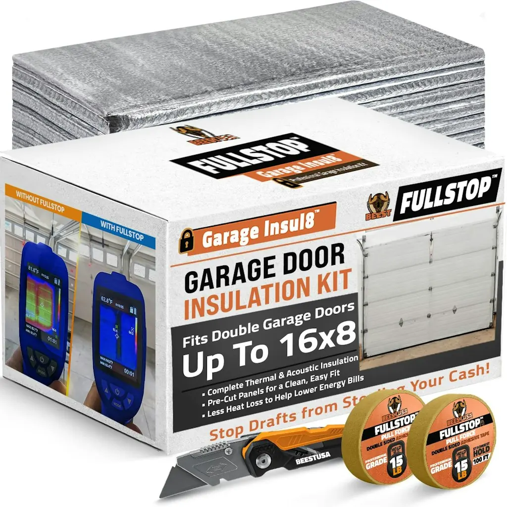 16x7 & 16x8ft. Garage Door Insulation Kit
