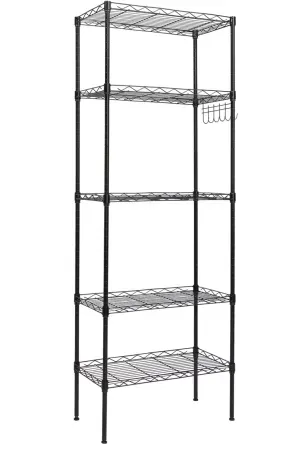 Ktaxon 59" x 21" x 11.5" 5-Tier Wire Shelving Rack