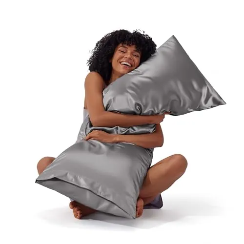 Bedsure Satin Body Pillow Cover 20"x54"