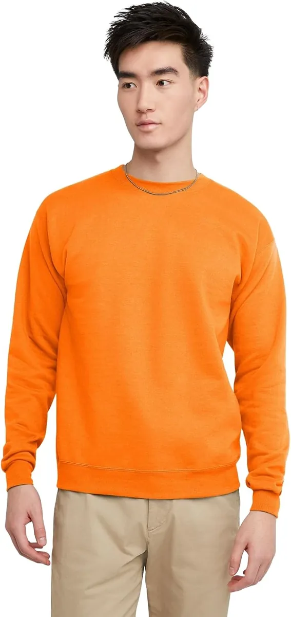 Hanes Men’s Sweatshirt EcoSmart Fleece Crewneck Sweatshirt