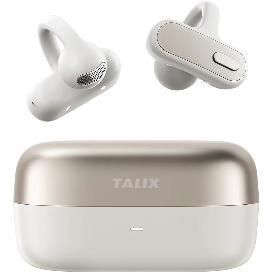 Talix Open Ear Clip-On Bluetooth 6.0 Earbuds X8