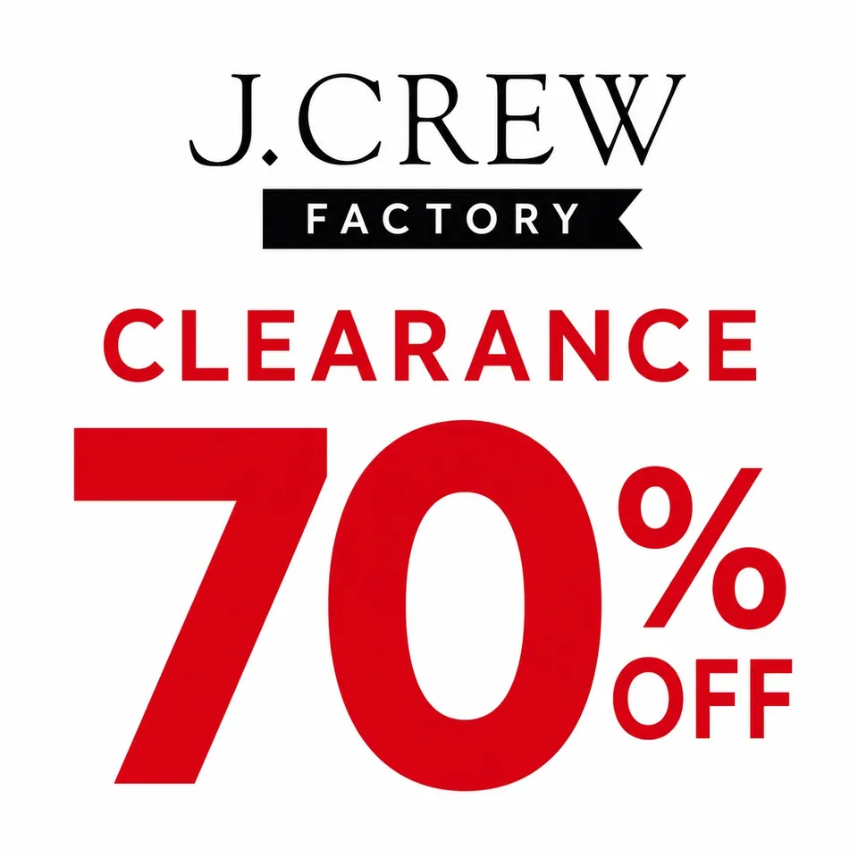 JCrew Factory Sale with an Extra 70% Off Coupon