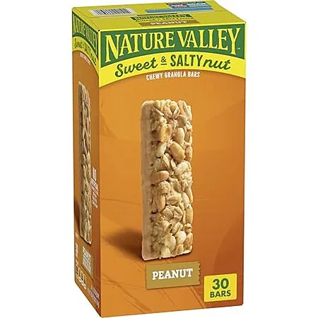 30-Ct 1.2-Oz Nature Valley Sweet & Salty Nut Chewy Granola Bars (Peanut)