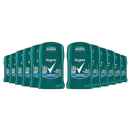 12-pk 1.7-oz Degree Men Protection Antiperspirant Deodorant (Cool Rush)