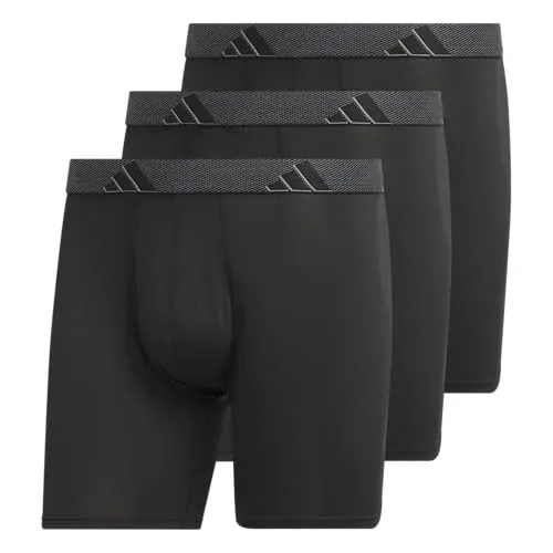 adidas Men's Microfiber Boxer Briefs (3-Pack)