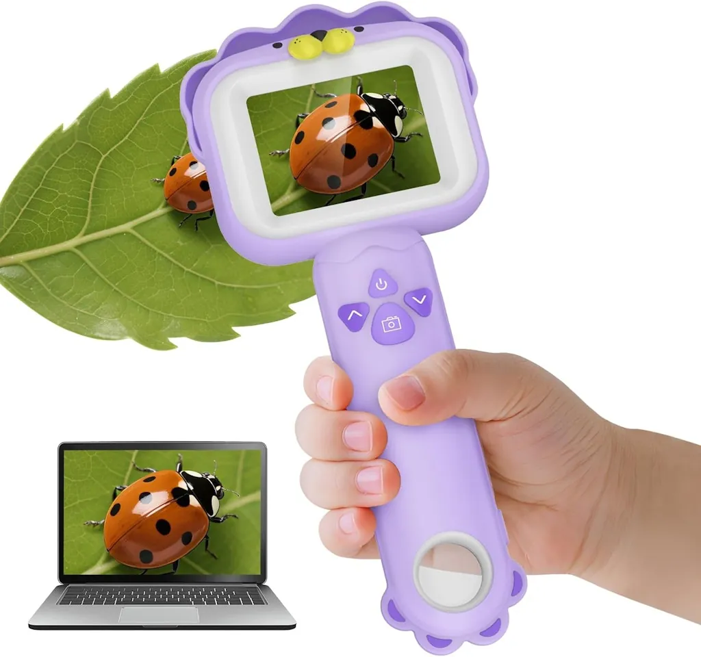 Lelesun Kids' Portable Handheld Microscope