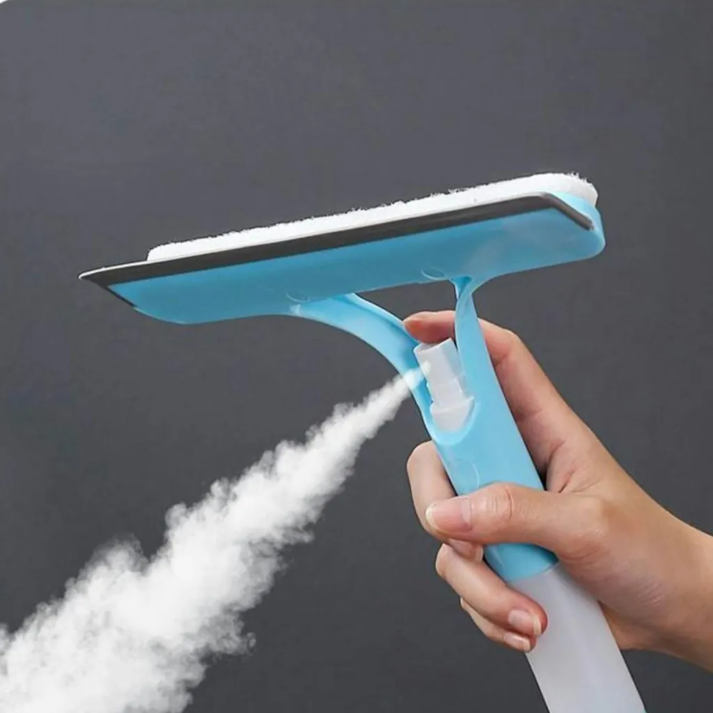 3-in-1 Spraying Window & Shower Squeegee