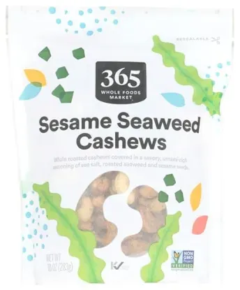365 by Whole Foods Market Seasame Seaweed Cashews