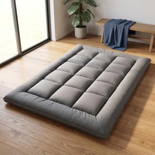 Japanese Floor Futon Mattress Twin Foldable Roll Up Sleep Pad