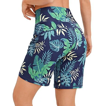 Quenteen Women’s 9" Athletic High Waisted Bermuda Short (4 Colors)