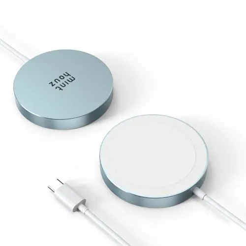 Minthouz 15W Fast Magnetic Wireless Charger (Blue)