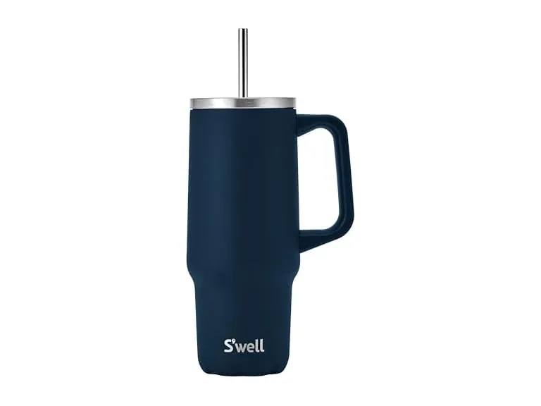 S'well 32oz. Triple Layer Recycled Stainless Steel XL Tumbler with Straw and Handle
