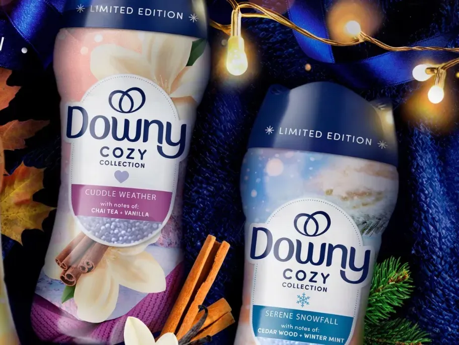 Downy Cozy Collection Scent Booster Beads 7.8oz Bottles