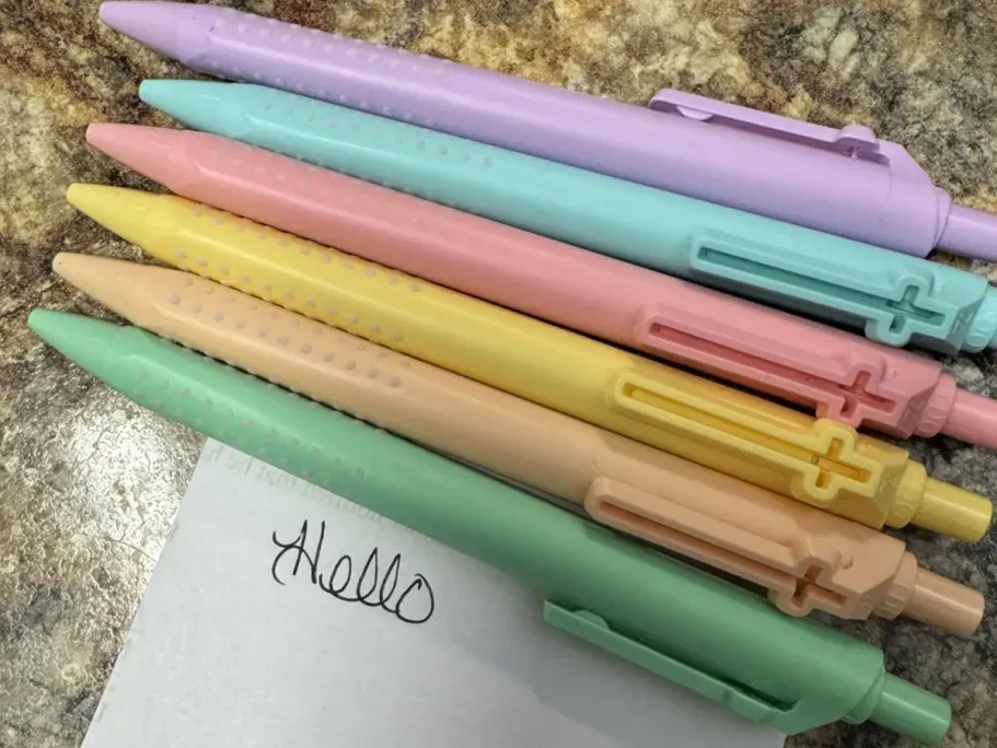 Bible Journaling Cross Pens 6-Pack