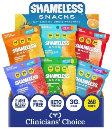 Shameless Snacks Low Sugar Candy Carnival Variety Pack