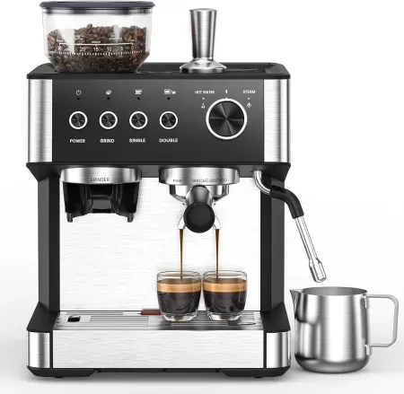 Electactic 20-Bar Espresso Machine w/ Built-In Grinder (Like New)