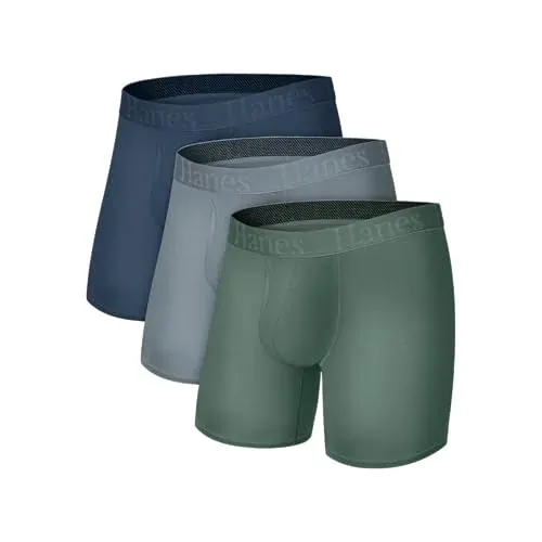 Hanes Men’s Underwear SuperSoft Viscose from Bamboo 3-Pack