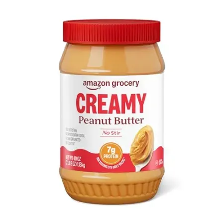 40oz Amazon Grocery Creamy Peanut Butter