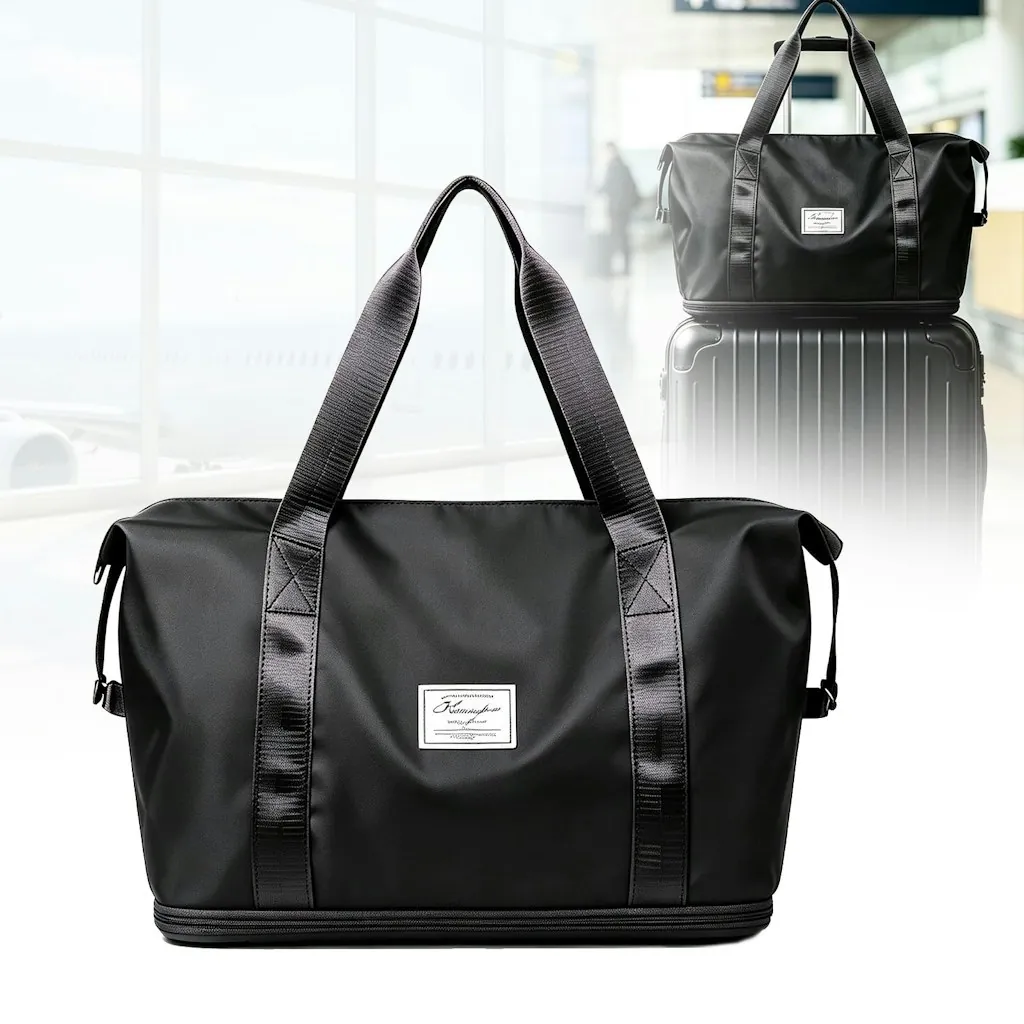 Expandable Waterproof Travel Duffel Bag