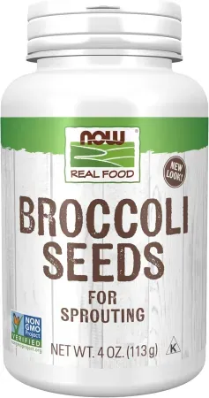 4oz NOW Foods Non-GMO Broccoli Seeds