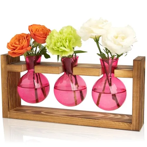 Propagation Station Stand with 3 Bulb Vases