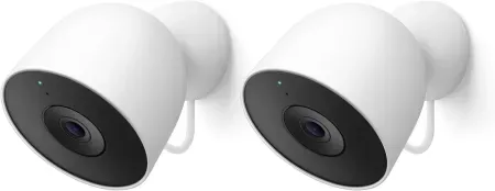 2-Pack Google Nest Cam Outdoor Wired Security Camera (Like New)
