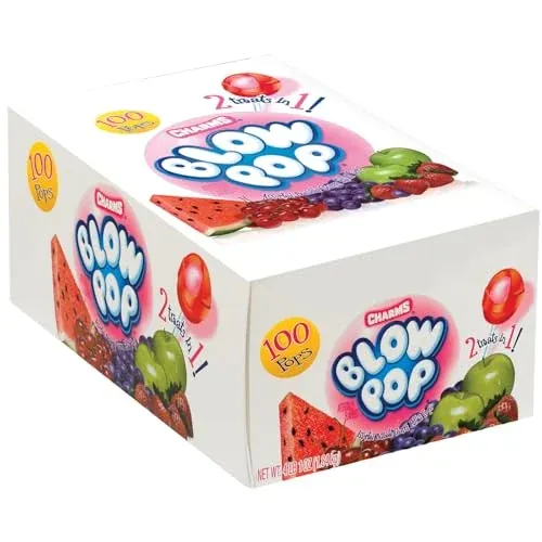 Charms Blow Pops Box of 100