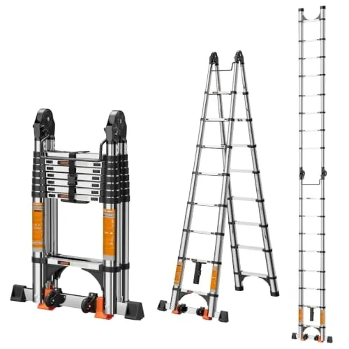 16.5-Foot Telescoping A-Frame Ladder