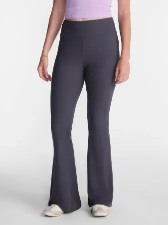 No Boundaries Women's Ribbed Flare Pants