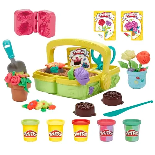Play-Doh Blooming Flower Garden Toy Playset