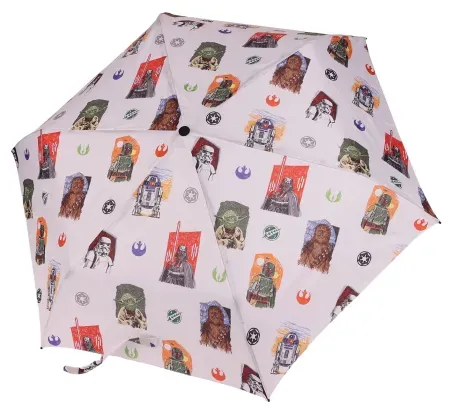 Star Wars 6-Panel Telescopic Auto-Open Umbrella