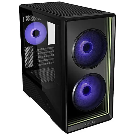 Lian Li Vector V150 Micro-ATX Tower Tempered Glass PC Case (Black)
