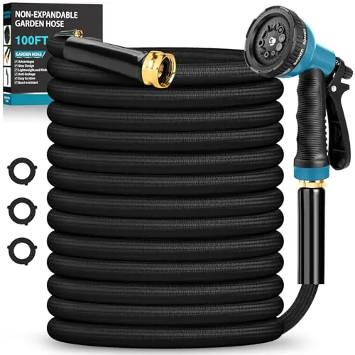 Garden Hose 100FT Non-Expanding Lightweight Flexible
