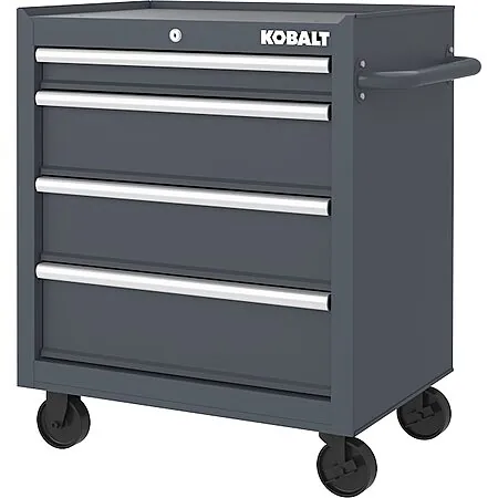 4-Drawer Kobalt Steel Rolling Tool Cabinet (4 Colors, 26.7" x 33")