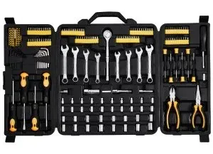 221-Piece Vevor SAE / Metric Mechanic Sockets / Bits Tool Set