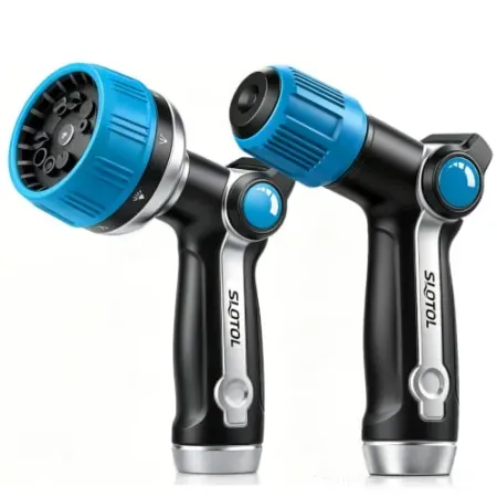 2-Pack Slotol Garden Hose Nozzle with Adjustable Spray Patterns