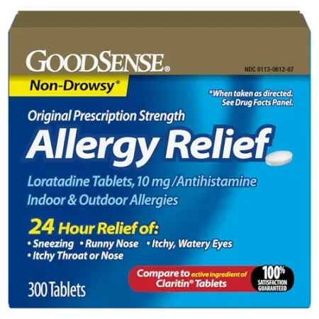 300-Count GoodSense Allergy Relief Loratadine Tablets