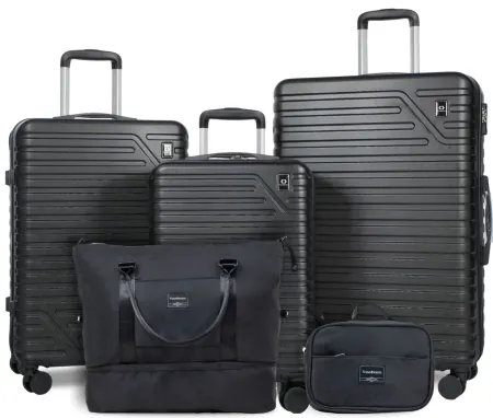5-Piece Travelhouse Hardshell Luggage Set
