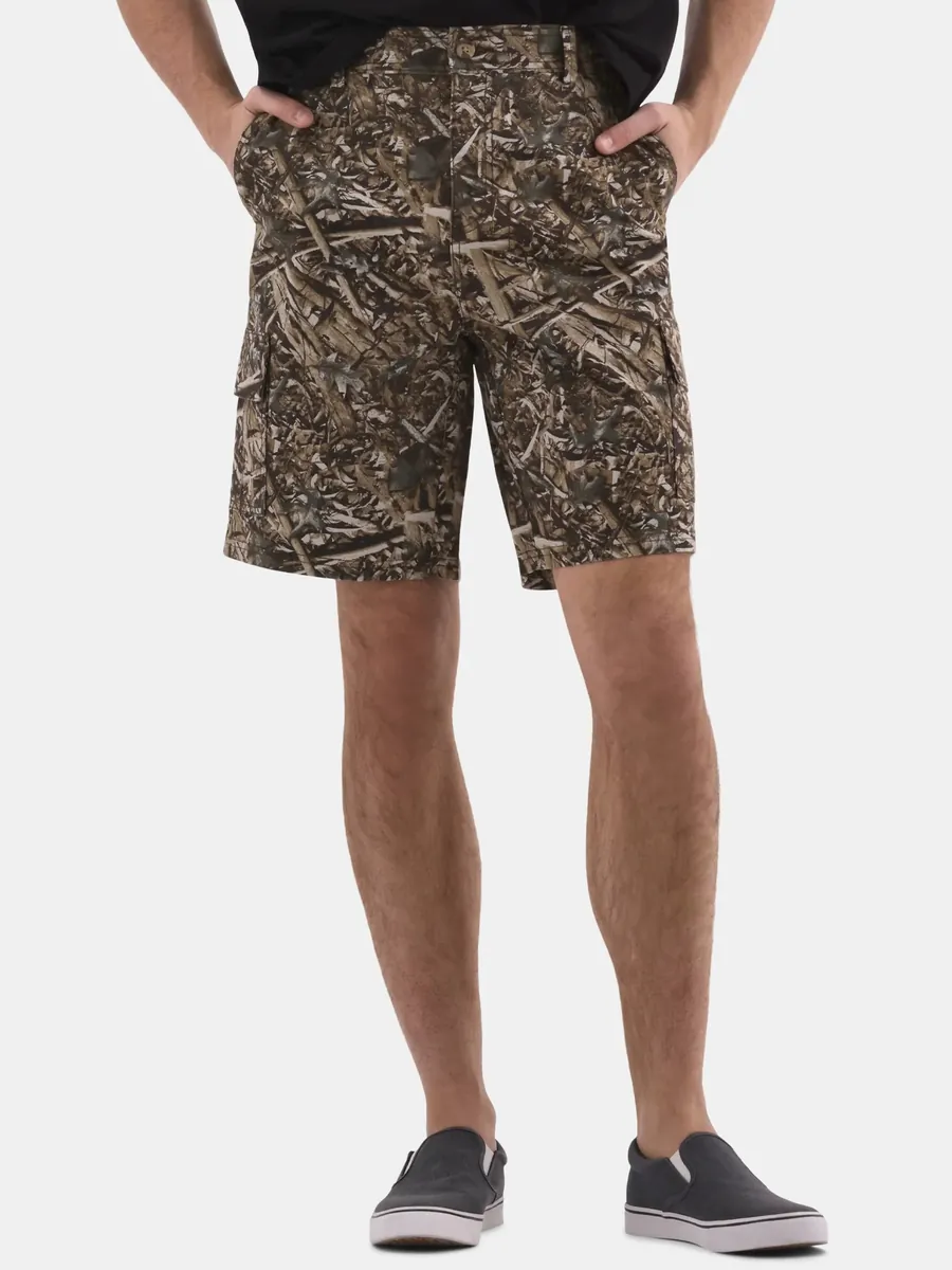 No Boundaries Twill 9" Inseam Long Cargo Shorts