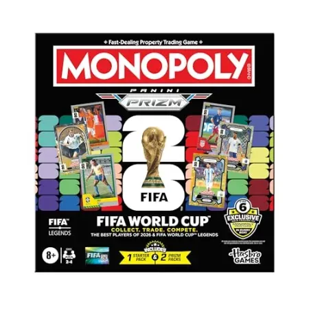 Monopoly Panini Prizm FIFA World Cup Game