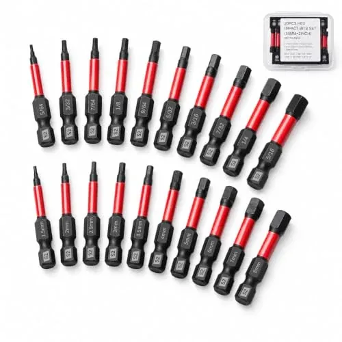 Axiverse 20-Piece Hex Bit Set