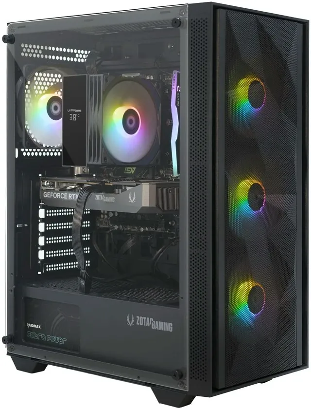 ZOTAC Gaming MEK RTX 5050 Ryzen 5 5500 Gaming Desktop PC