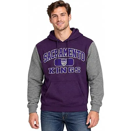 Blue 84 NBA Licensed Colorblock Hooded Sweatshirt (Select Teams)